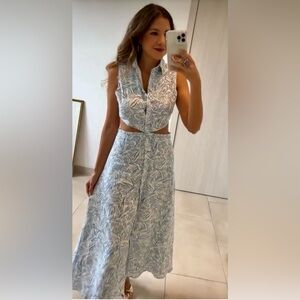 NWOT Girl & the sun maxi dress size M